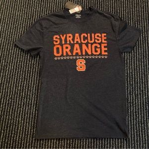 NWT Syracuse University Orange Otto Old School Mascot T Shirt Size Small Blue